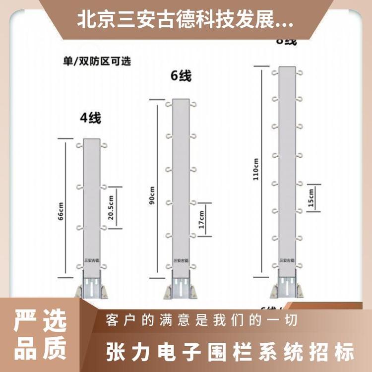 张力电子围栏系统招标机场接线图 是 SA-ZL8 三安古德 500N 1.1kg