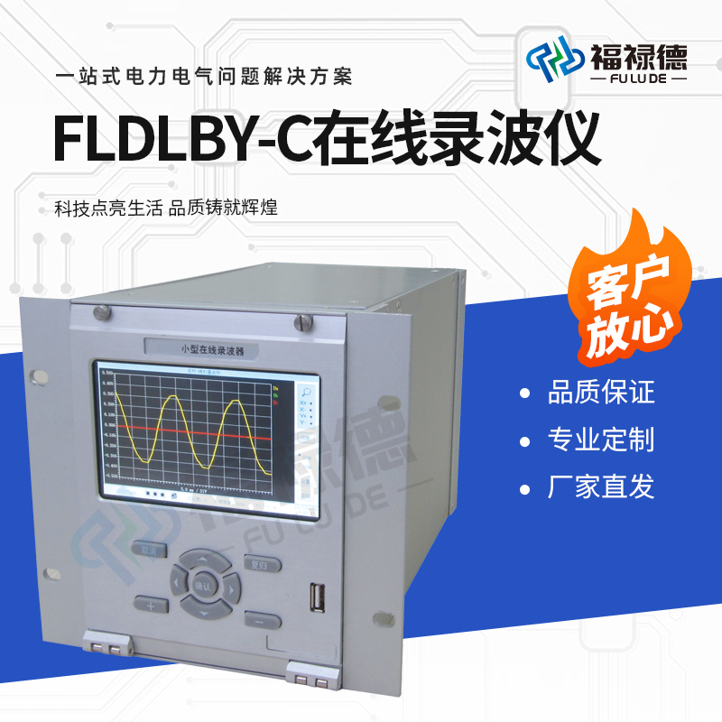 福禄德 FLDLBY-C 在线录波仪 光伏电能质量监测仪 电力设备厂家 可定制