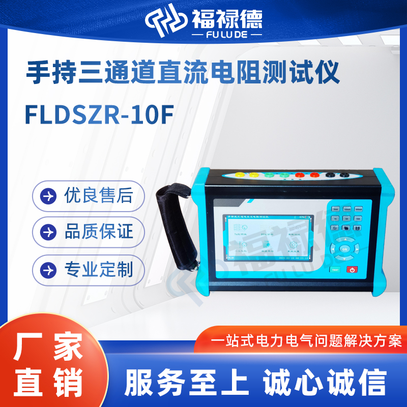 福禄德 FLDSZR-10F 手持三通道直流电阻测试仪 单相三相快速检测 厂家