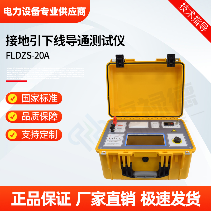 福禄德 FLDZS-20A 接地引下线导通测试仪 地网完整性检测表 电力设备