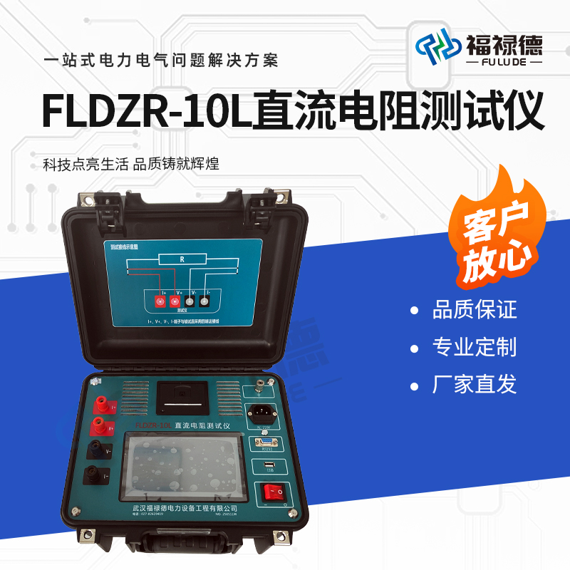 福禄德 FLDZR-10L 直流电阻测试仪 变压器直阻仪 高压试验设备 可定制