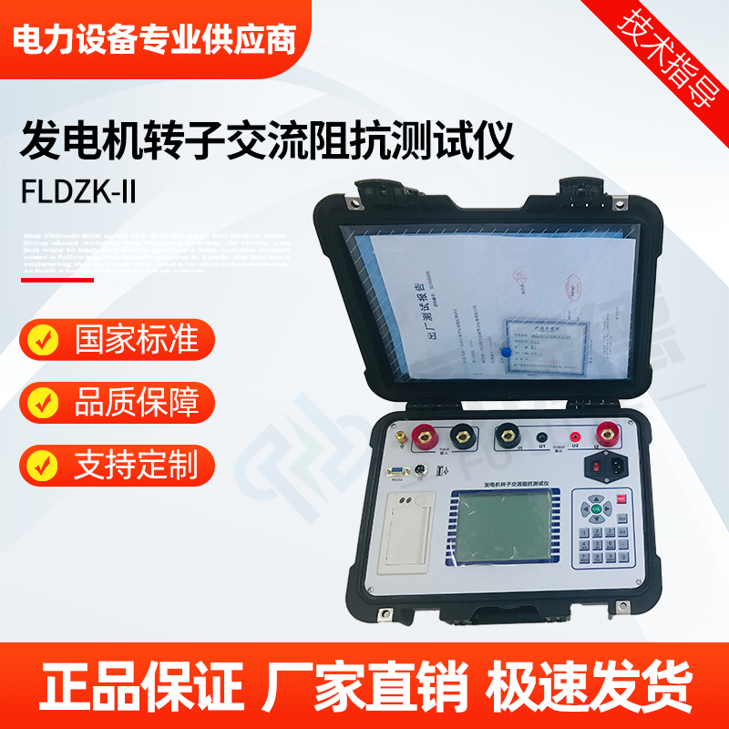 福禄德 FLDZK-II 发电机转子交流阻抗测试仪 便携式定子测量仪 可定制