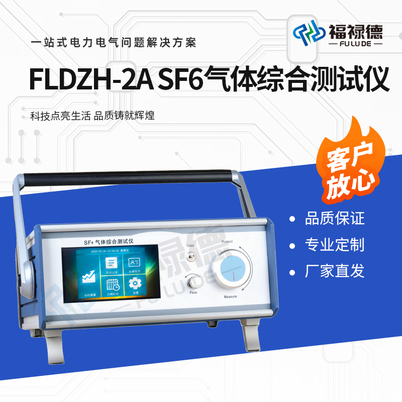 福禄德 FLDZH-2A SF6气体综合测试仪 六氟化硫微水纯度分解物检测仪