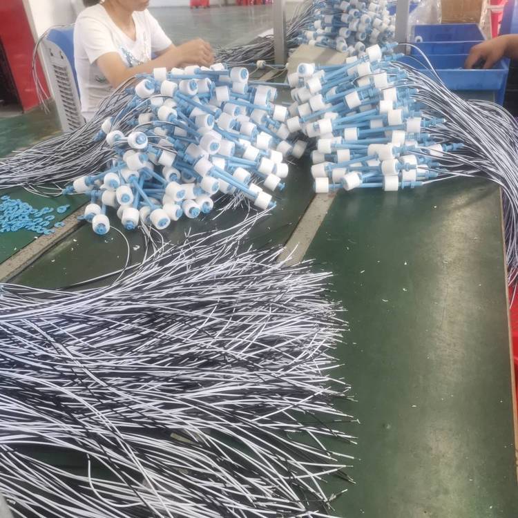 双点塑料浮球开关 水暖毯液位开关 小型浮球液位传感器厂