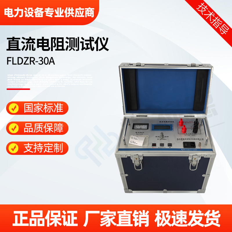福禄德 FLDZR-30A 直流电阻测试仪 变压器直阻仪快速测量 厂家可定制