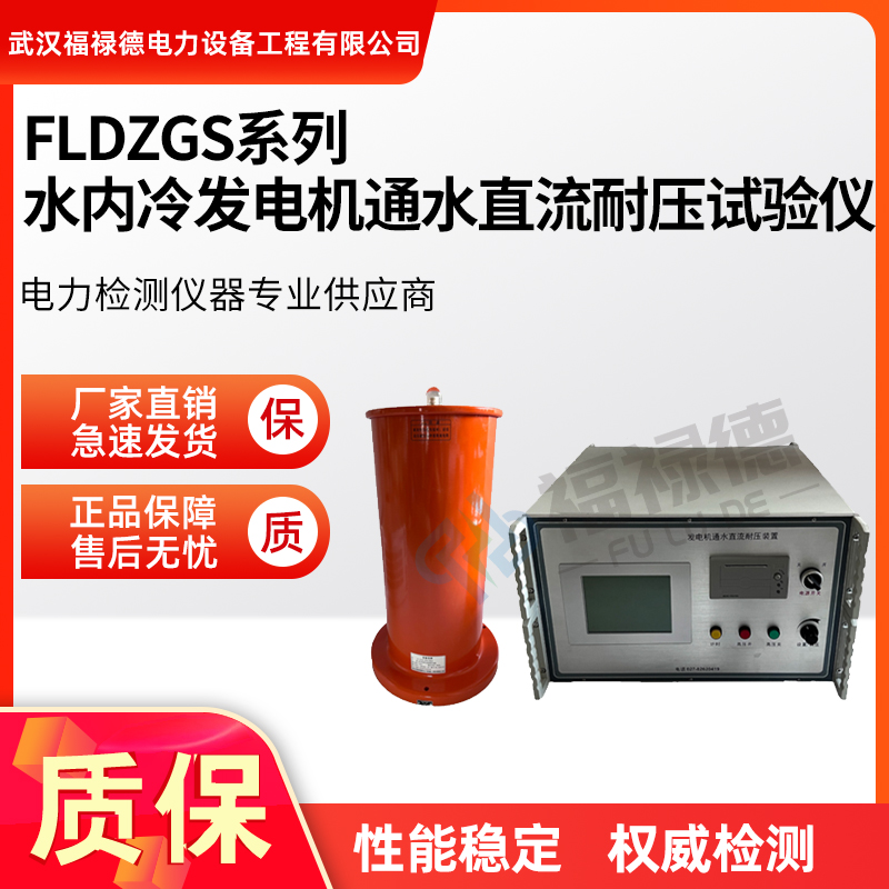 福禄德 FLDZGS系列 水内冷发电机通水直流耐压试验仪 绝缘试验仪厂家