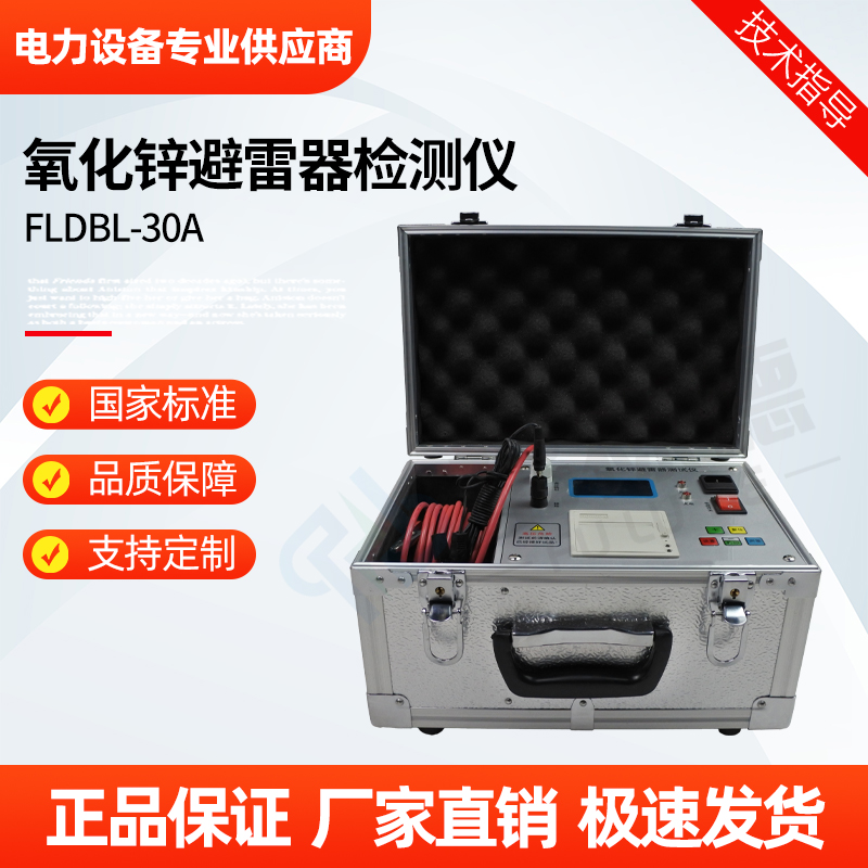 福禄德 FLDBL-30A 氧化锌避雷器检测仪 阻性泄漏电流测试仪 厂家直供
