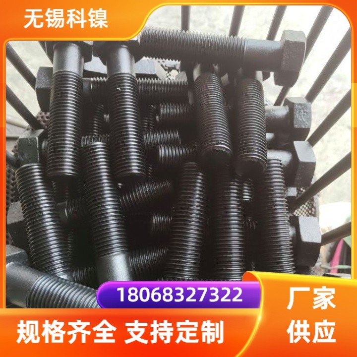 高温合金紧固件 GH4169螺栓螺母 非标六角螺钉8.8级 蒸汽加热管用