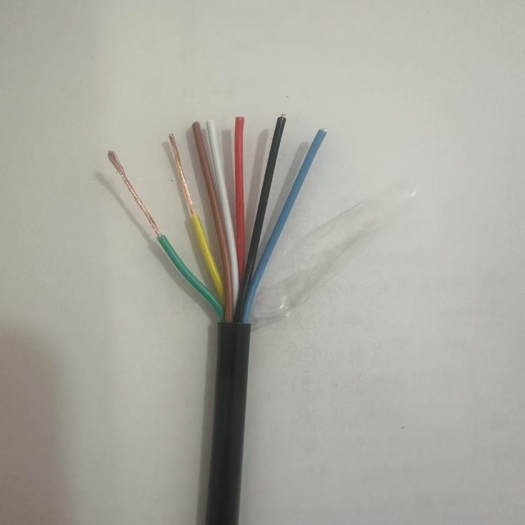 RVVP屏蔽软电缆 工业电缆控制线 铜芯控制信号线