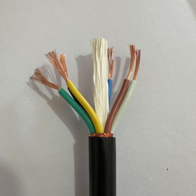 RVVP屏蔽软电缆 工业电缆控制线 铜芯控制信号线