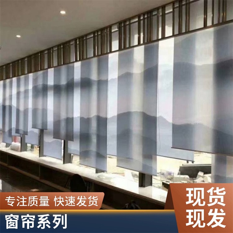 美容院隔断窗帘 阻燃吸音降噪悬挂式时尚帘布