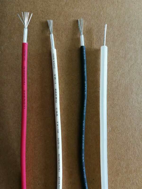 厂家直销50KV双绝缘高压线，22AWG红色当天发货