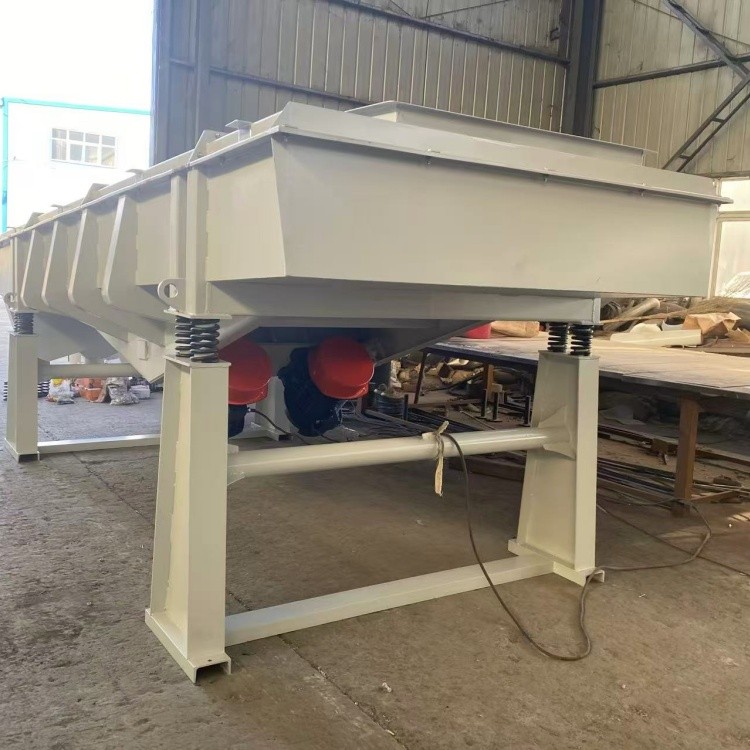 直线筛 定制重型筛分砂石机械 碎石振动筛