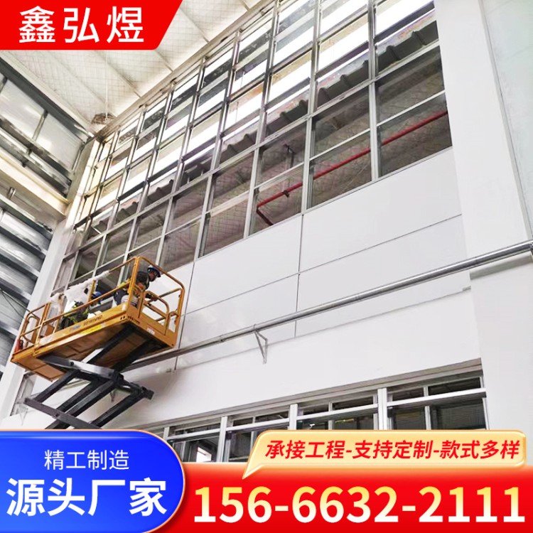 9.5纤维水泥复合钢板防爆墙施工便捷款式多样 轻质泄爆墙安装