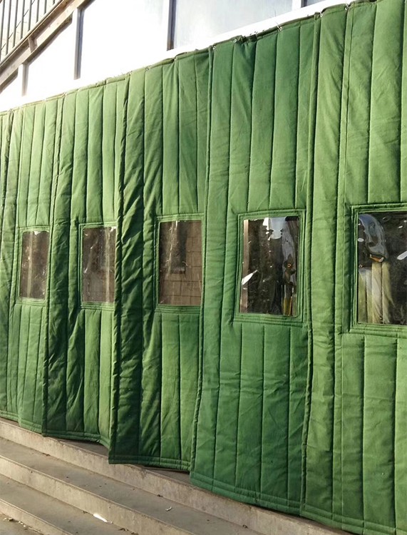 冬季加厚防风保暖保温棉帘 防尘防静电