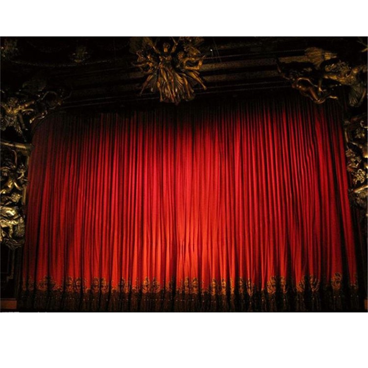 电动舞台幕布 绒布背景幕布 透光性能可调节