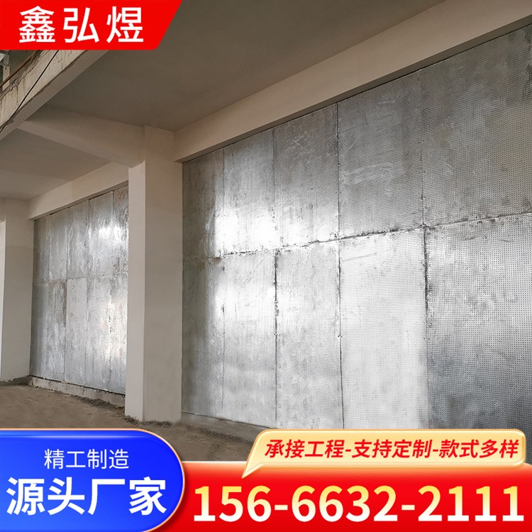 室内防火隔断墙硅酸钙板为基材轻钢龙骨构件加快施工