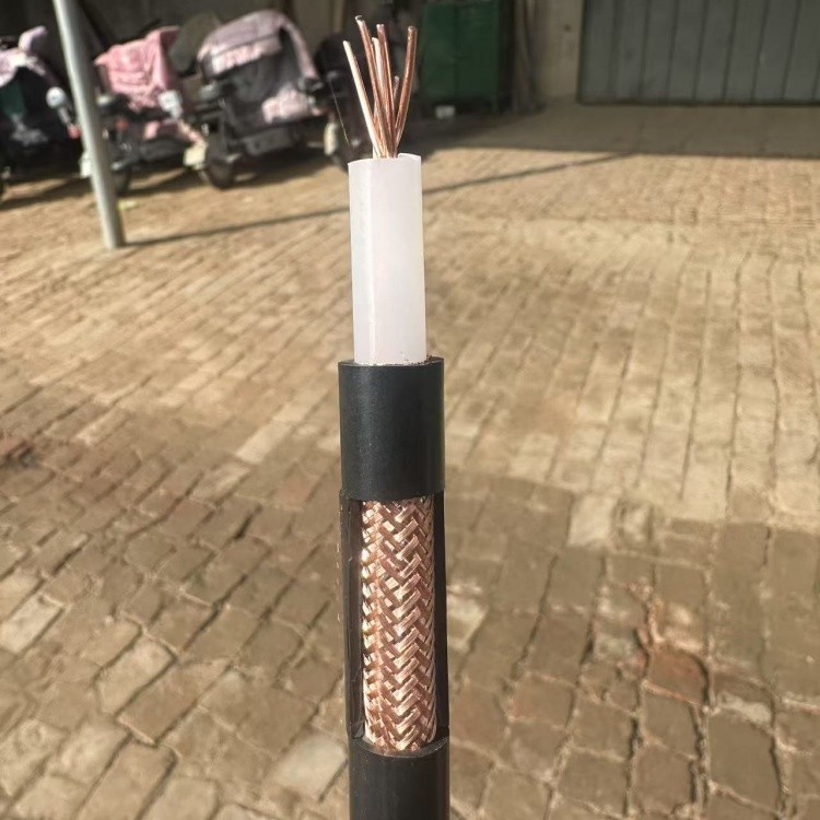 高屏蔽SYV同轴电缆 视频监控阻燃电缆 信号传输快