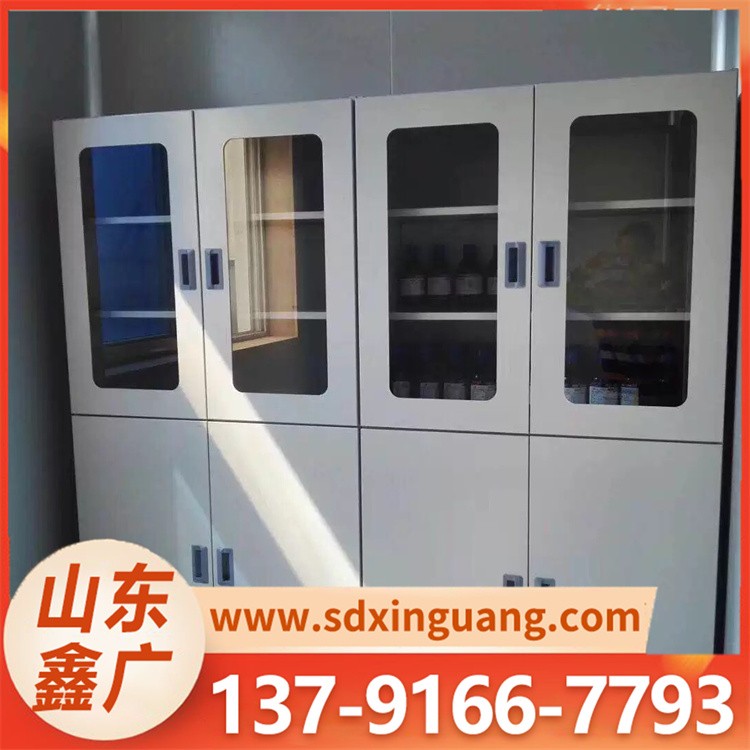 全钢药品柜 研究院实验室家具 钢木实验台通风柜