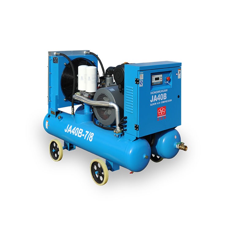 节能螺杆式空气压缩机 隧道工程用双级压缩螺杆空压机 超长质保