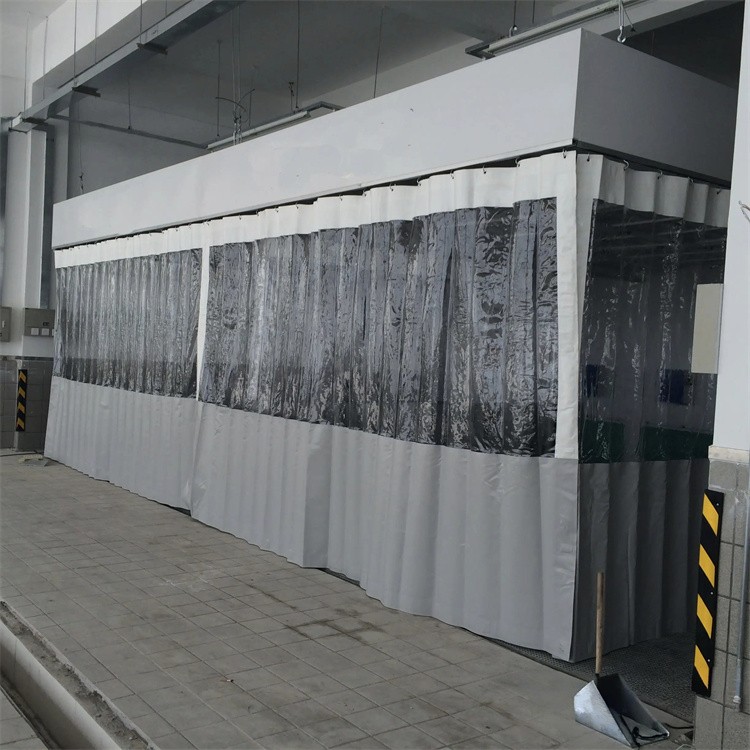 PVC软胶帘 家用隔音磁吸门帘 防风防油