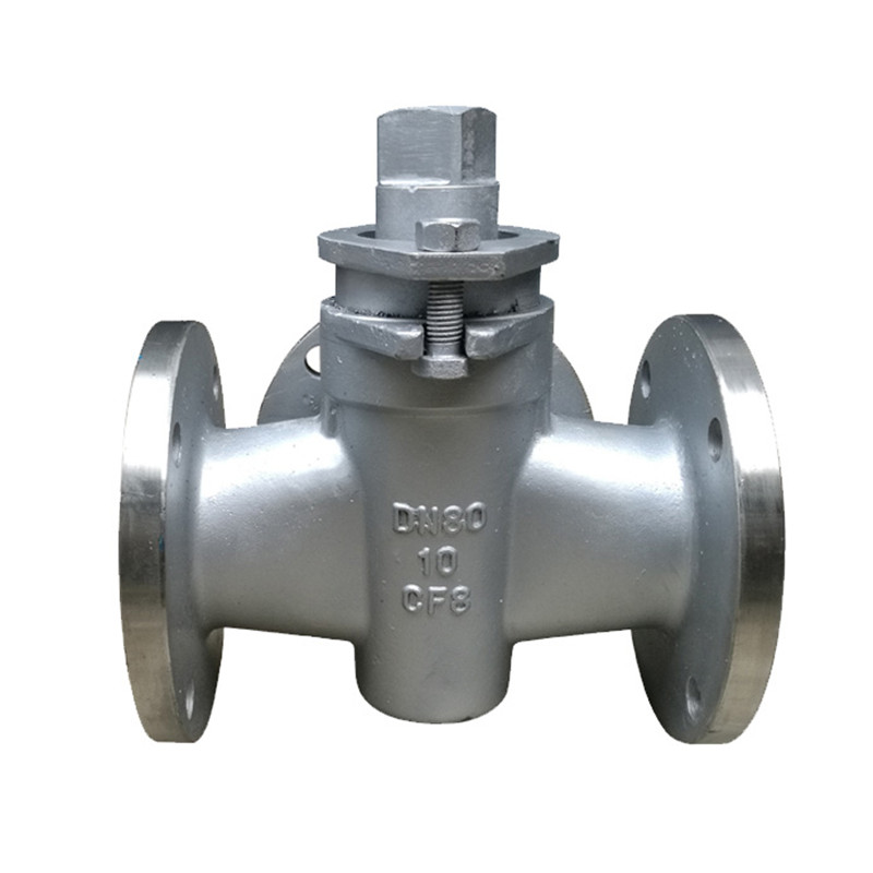 软密封衬套法兰旋塞阀不锈钢材质