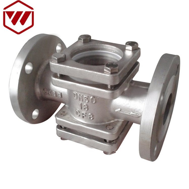 不锈钢卫生级法兰式玻璃视镜