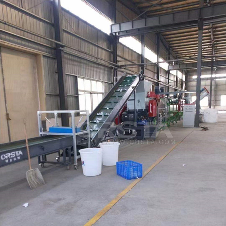 廣東廢棄鹽水瓶破碎清洗機，PP鹽水瓶廢料回收利用機