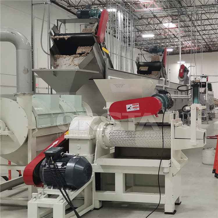 PA66廢塑料漁網破碎清洗機，尼龍漁網廢料清洗利用機